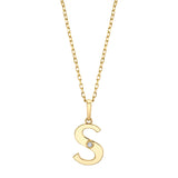 MICHAEL M Necklaces Deco Initial Charm