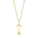 MICHAEL M Necklaces Deco Initial Charm