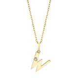 MICHAEL M Necklaces Deco Initial Charm