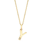 MICHAEL M Necklaces Deco Initial Charm
