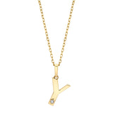 MICHAEL M Necklaces Deco Initial Charm