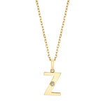 MICHAEL M Necklaces Deco Initial Pendant