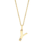 MICHAEL M Necklaces Deco Initial Pendant