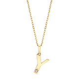 MICHAEL M Necklaces Deco Initial Pendant