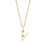 MICHAEL M Necklaces Deco Initial Pendant