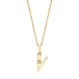 MICHAEL M Necklaces Deco Initial Pendant