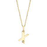 MICHAEL M Necklaces Deco Initial Pendant