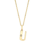 MICHAEL M Necklaces Deco Initial Pendant
