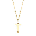 MICHAEL M Necklaces Deco Initial Pendant