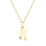 MICHAEL M Necklaces Deco Initial Pendant