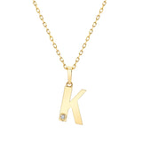 MICHAEL M Necklaces Deco Initial Pendant