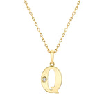 MICHAEL M Necklaces Deco Initial Pendant