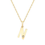 MICHAEL M Necklaces Deco Initial Pendant