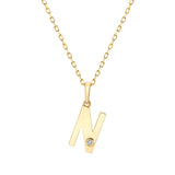 MICHAEL M Necklaces Deco Initial Pendant