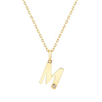 MICHAEL M Necklaces Deco Initial Pendant