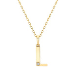 MICHAEL M Necklaces Deco Initial Pendant