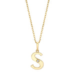 MICHAEL M Necklaces Deco Initial Pendant