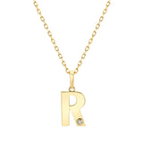 MICHAEL M Necklaces Deco Initial Pendant