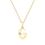 MICHAEL M Necklaces Deco Initial Pendant