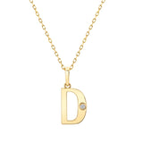 MICHAEL M Necklaces Deco Initial Pendant