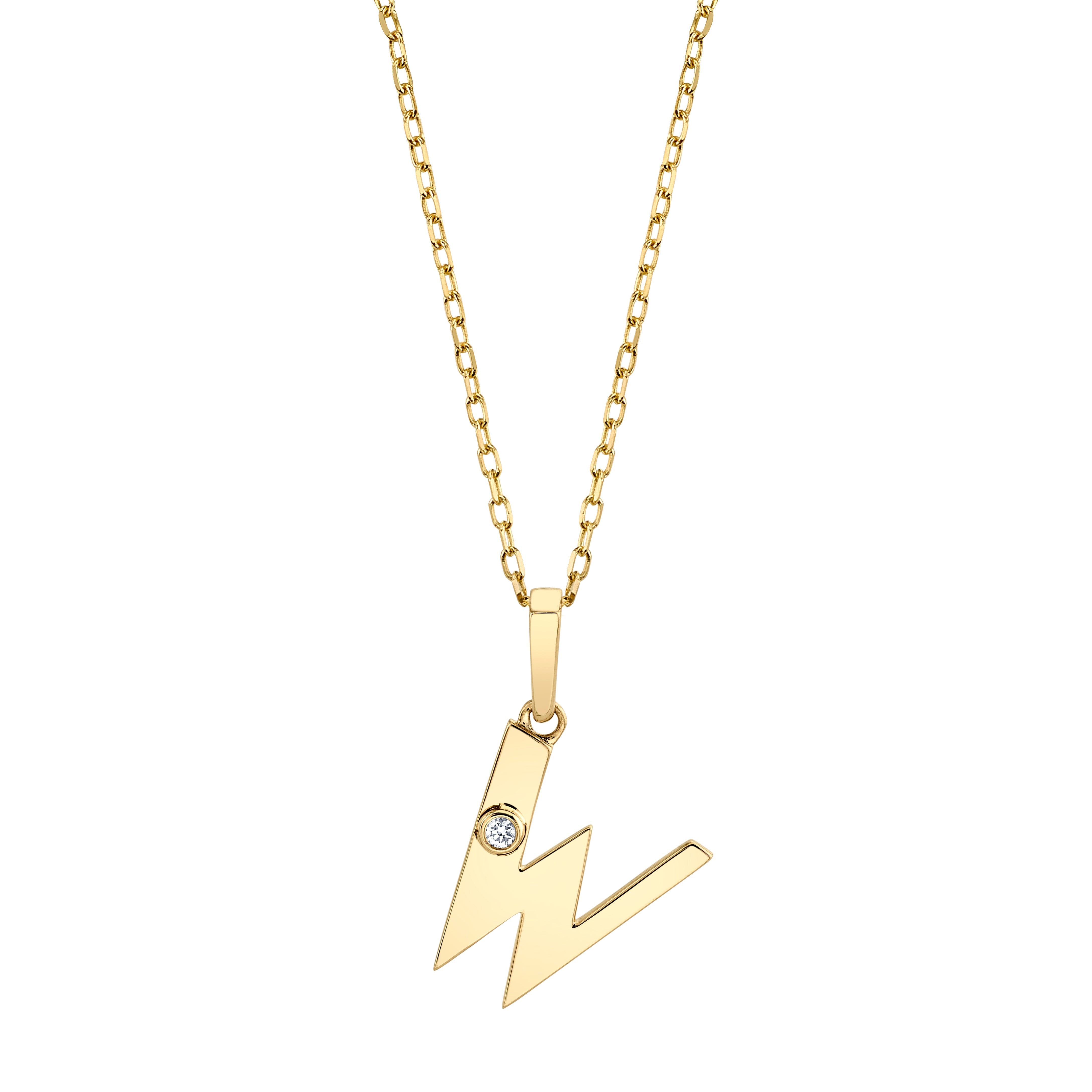 MICHAEL M Necklaces Deco Initial Pendant