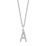 MICHAEL M Necklaces Diamond Initial Pendant