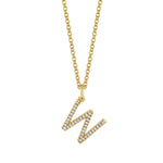 MICHAEL M Necklaces Diamond Initial Pendant