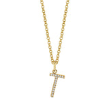 MICHAEL M Necklaces Diamond Initial Pendant