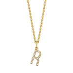 MICHAEL M Necklaces Diamond Initial Pendant