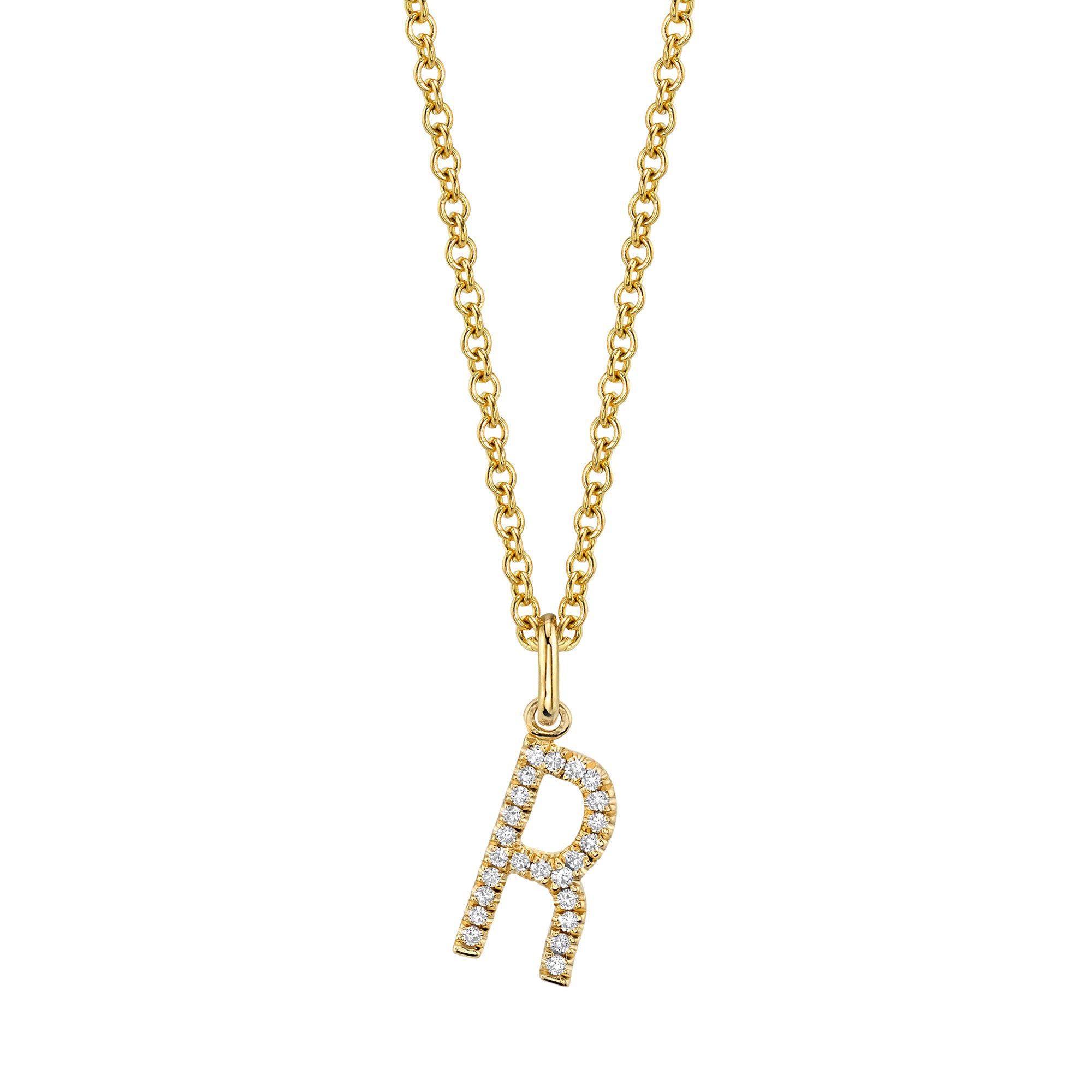 MICHAEL M Necklaces Diamond Initial Pendant
