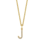 MICHAEL M Necklaces Diamond Initial Pendant