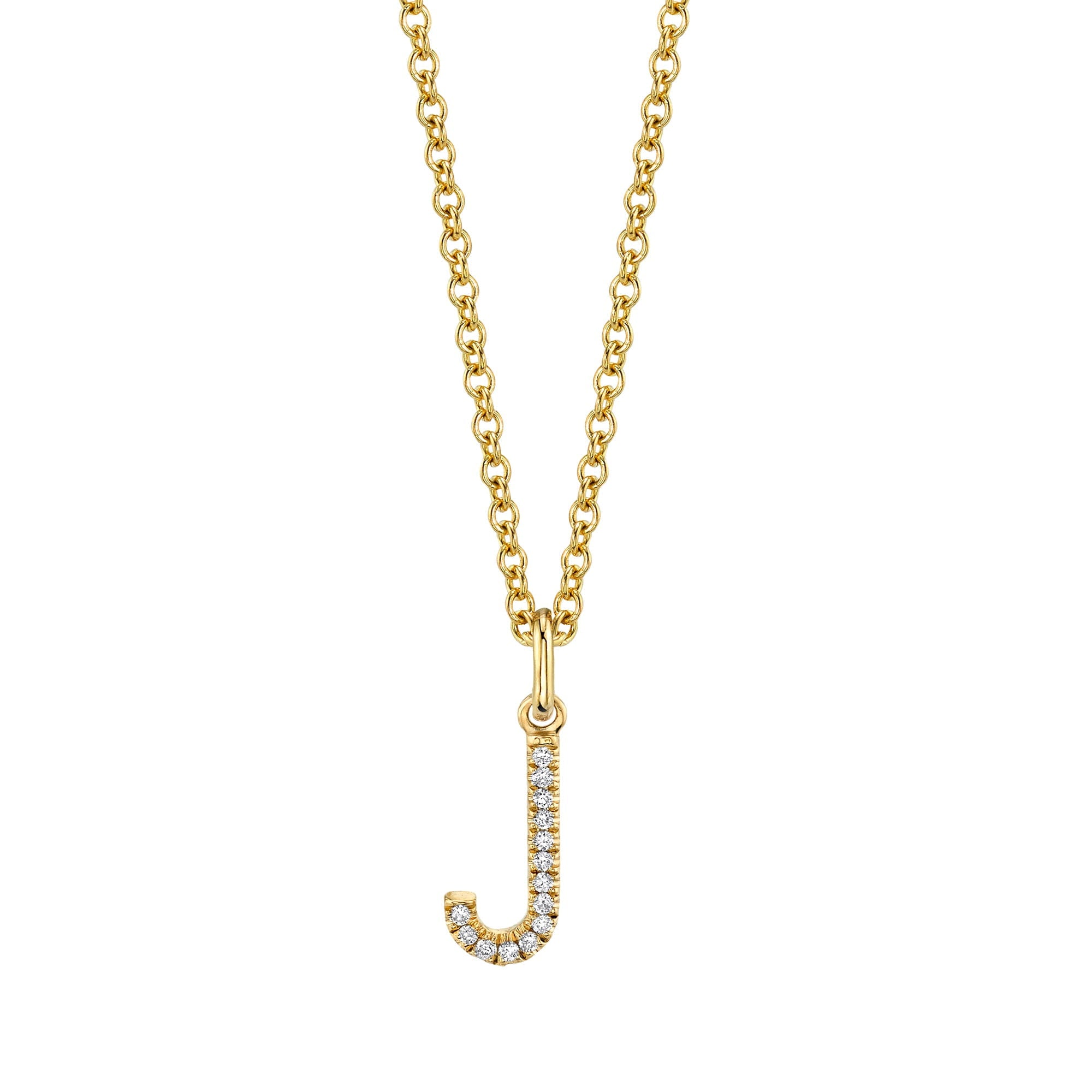 MICHAEL M Necklaces Diamond Initial Pendant