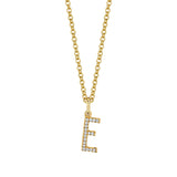 MICHAEL M Necklaces Diamond Initial Pendant