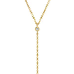 MICHAEL M Necklaces Diamond Linear Drop Necklace