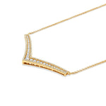 MICHAEL M Necklaces Europa Chevron Necklace