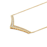 MICHAEL M Necklaces Europa Chevron Necklace