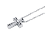 MICHAEL M Necklaces Europa Pave Cross Pendant