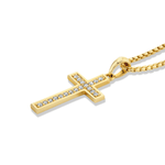 MICHAEL M Necklaces Men's Pave Cross