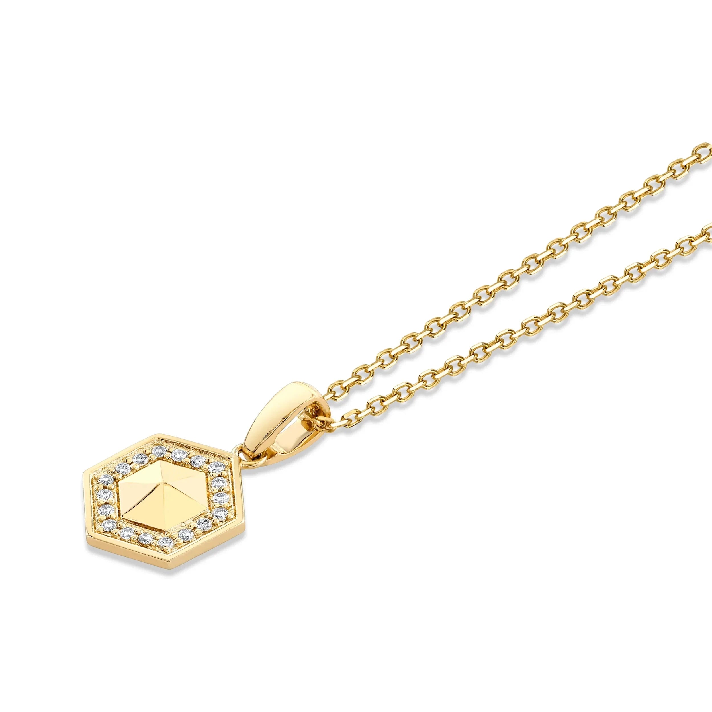 MICHAEL M Necklaces Mini Hex Necklace
