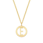 MICHAEL M Necklaces Mini Tetra Initial Medallion