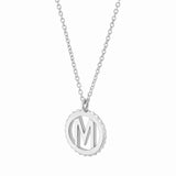 MICHAEL M Necklaces Mini Tetra Initial Medallion