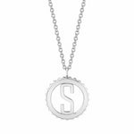 MICHAEL M Necklaces Mini Tetra Initial Medallion
