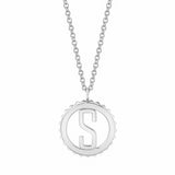 MICHAEL M Necklaces Mini Tetra Initial Medallion