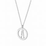 MICHAEL M Necklaces Mini Tetra Initial Medallion