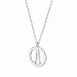 MICHAEL M Necklaces Mini Tetra Initial Medallion