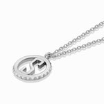 MICHAEL M Necklaces Mini Tetra Initial Medallion