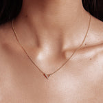 MICHAEL M Necklaces Mini V Diamond Pendant Necklace