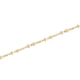 MICHAEL M Necklaces Mixed Shape Bezel Tennis Necklace