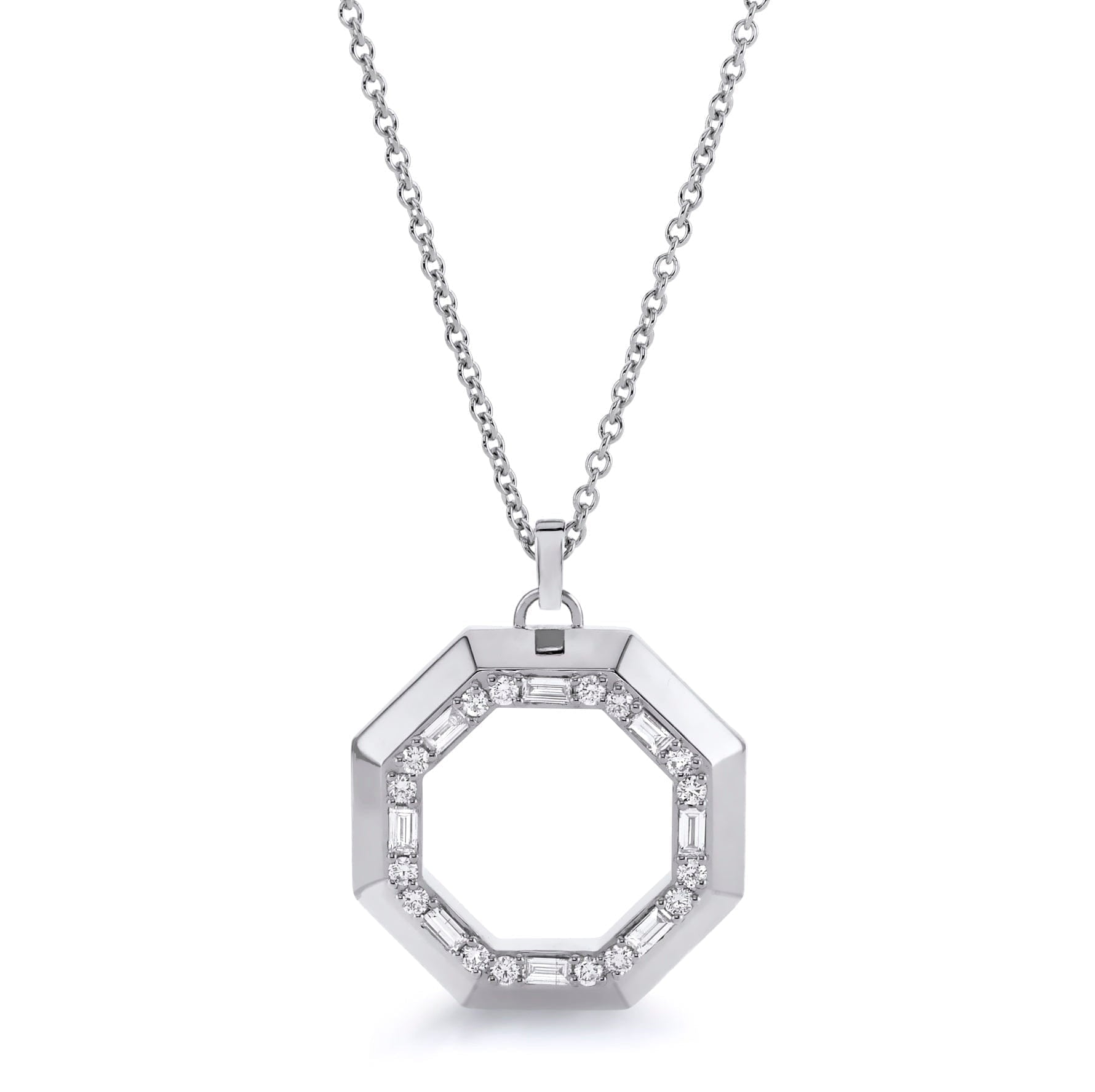 MICHAEL M Necklaces Octave Baguette Necklace