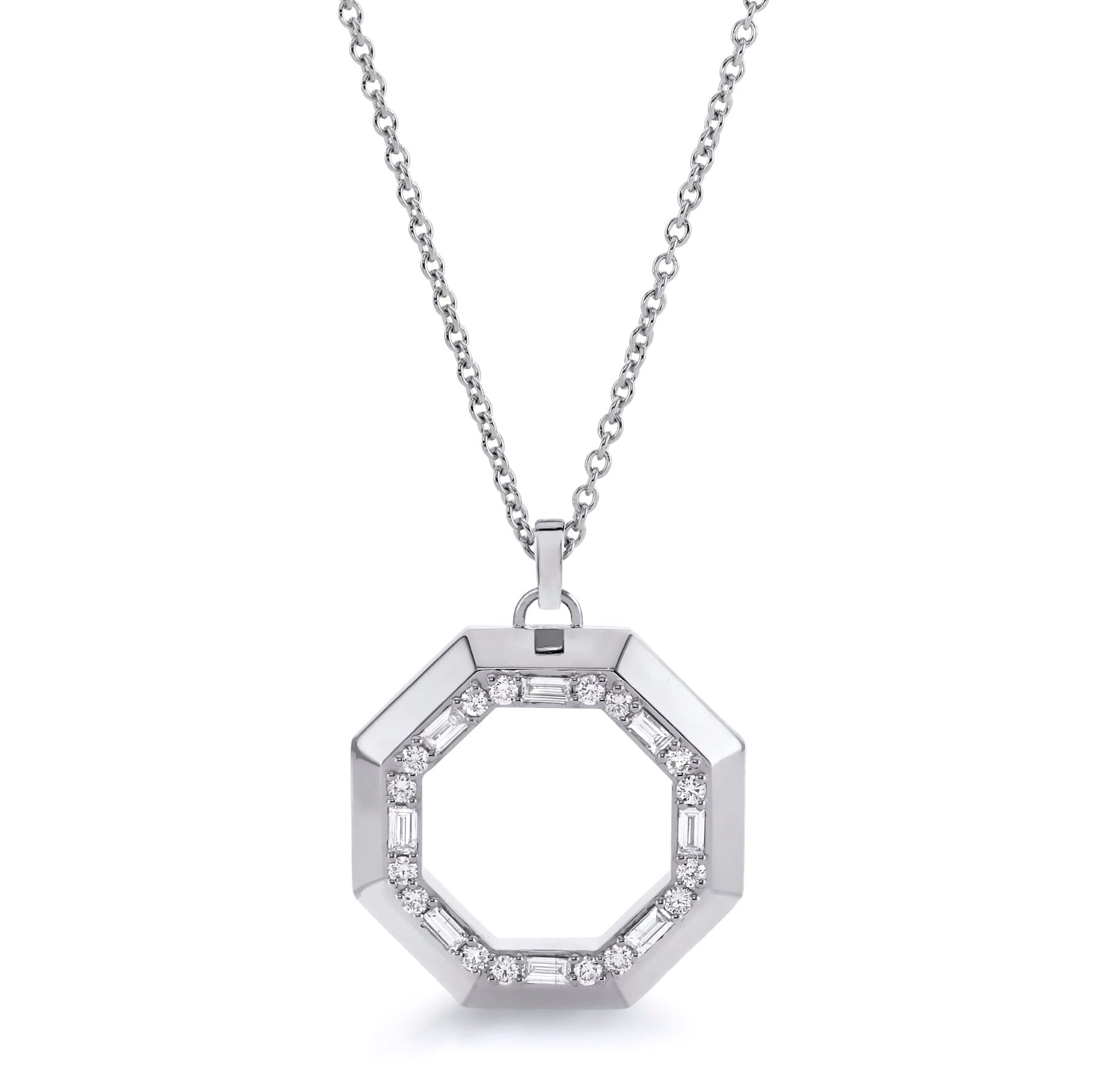 MICHAEL M Necklaces Octave Baguette Necklace